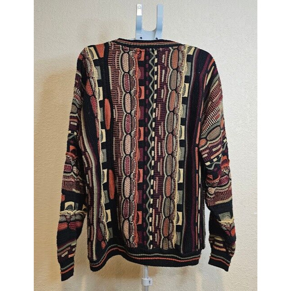 Mens XL Protege Collection Coogi Style Sweater Textured Knit Vintage 1990s - Picture 2 of 7